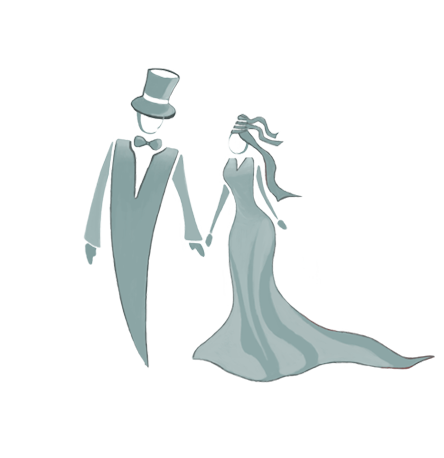 Le logo des mariés